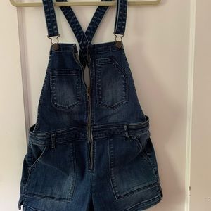 American eagle jean overalls